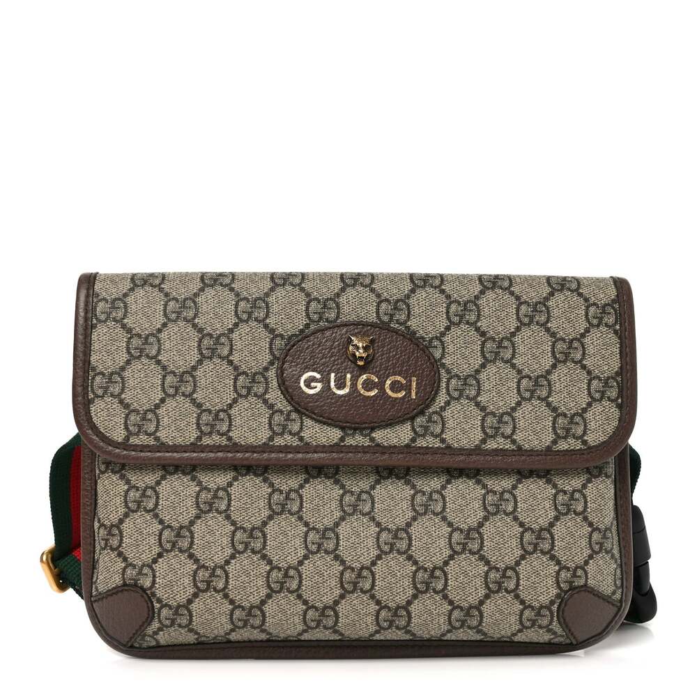 Gucci Gg Supreme Neo Vintage Web Belt #257990G99B